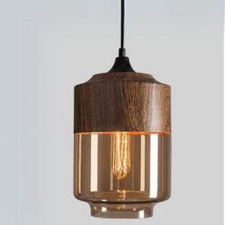 Skanto | Stilig skandinavisk tre taklampe - NordLuna