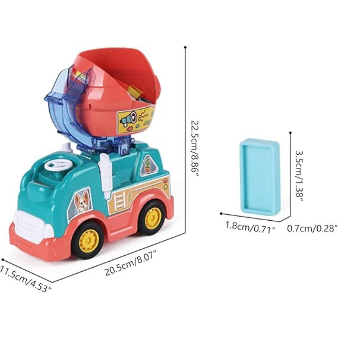 ColorDash Truck - Automatisk dominobrikkelegger Skanto