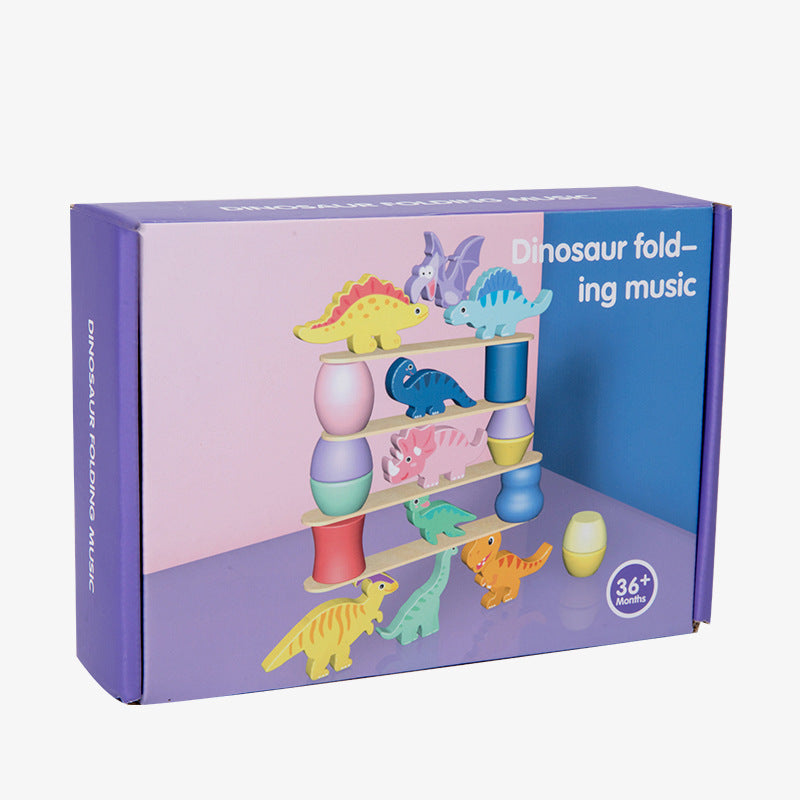 DinoStack Spill – Kreativt Staple Spill for Barn Skanto