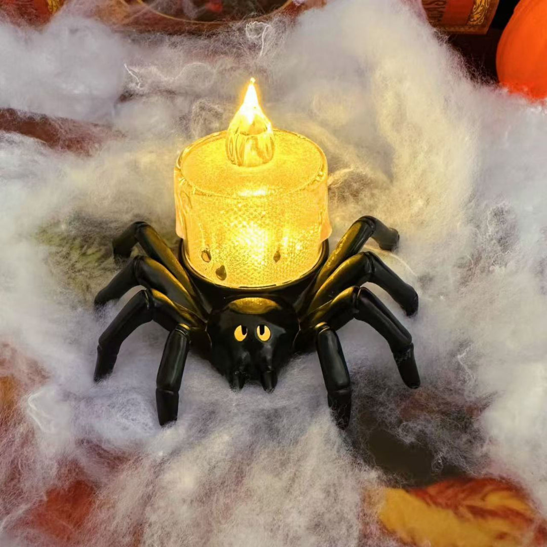 Skanto | Halloween Dekorasjon – Spiderback Ornament med Lys og Øye Design