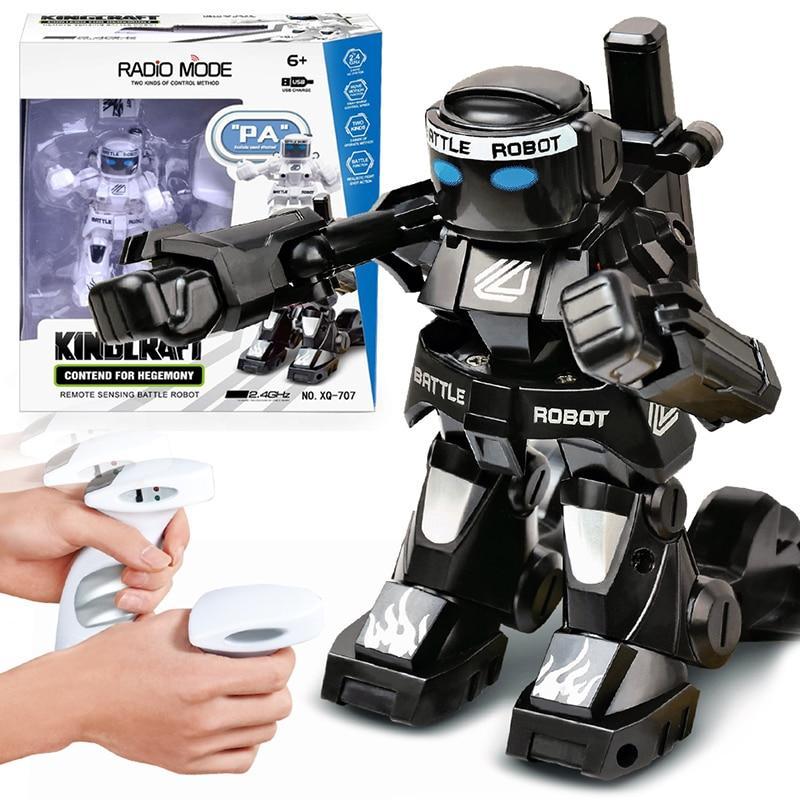 Skanto | 777 615 Battle RC Robot 2.4G Body Sense Fjernkontrollleketøy For Barn Gave Leketøy Modell Mini Smart Robot Kampleketøy For Gutter
