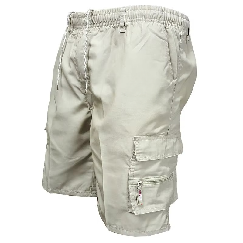 Skanto | Herre's Løse Passform Cargo Shorts med Mange Lommer - Casual Sommer Utendørs Arbeidsshortser i Stor størrelse
