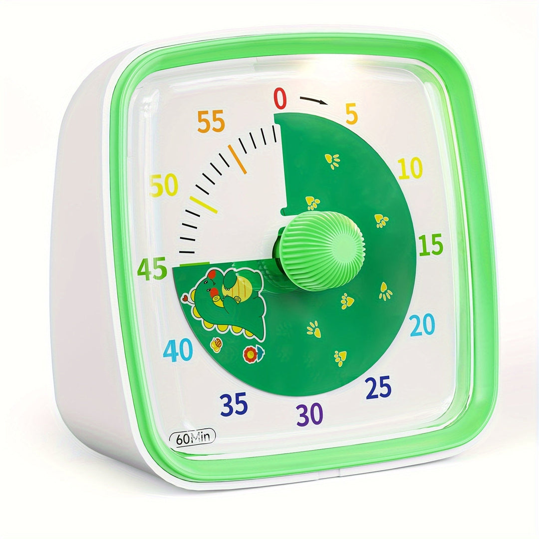 Rainbow Time Management Timer – Visuell 60-minutters nedtellingsur for studie, arbeid og hjem | Skanto