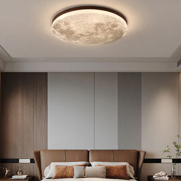 Skanto | Nordisk Minimalistisk Måne Akryl LED Taklampe