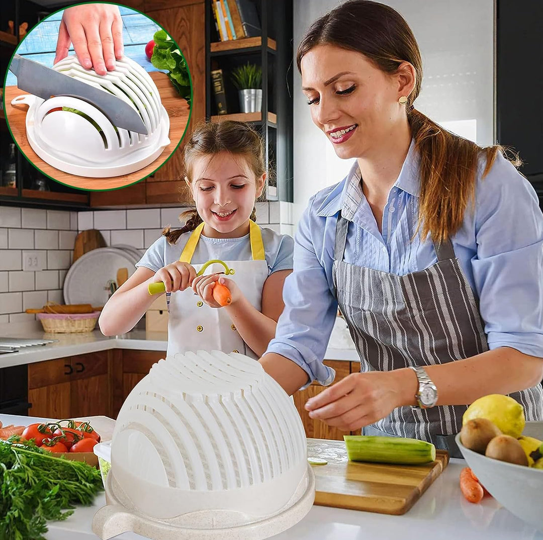 Skanto | VeggieSlice Pro — Gjør salatlagning sikkert, raskt og enkelt som barnespill! (2 deler)