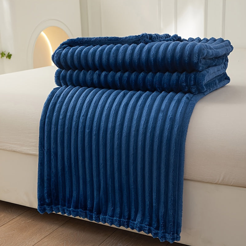 Skanto | Soft Plush Blanket with Rib Pattern
