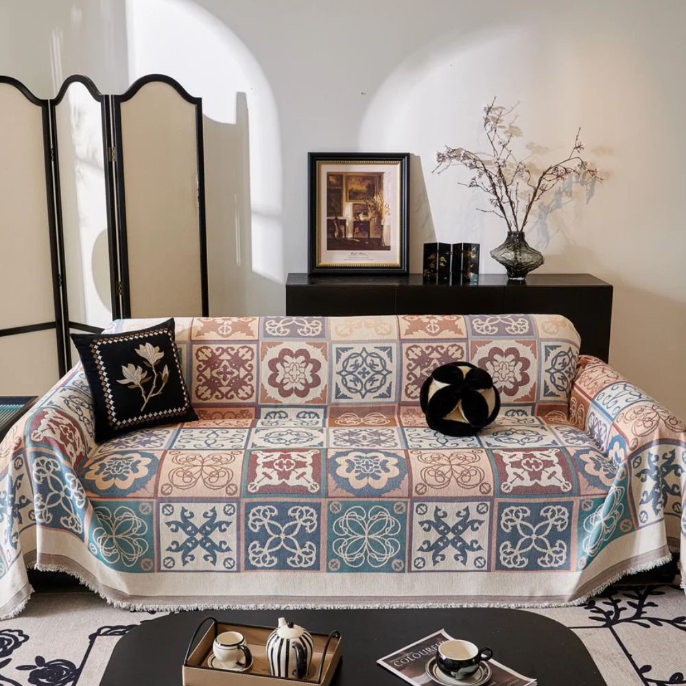 Skanto | Vintage Mosaic Sofa Cover