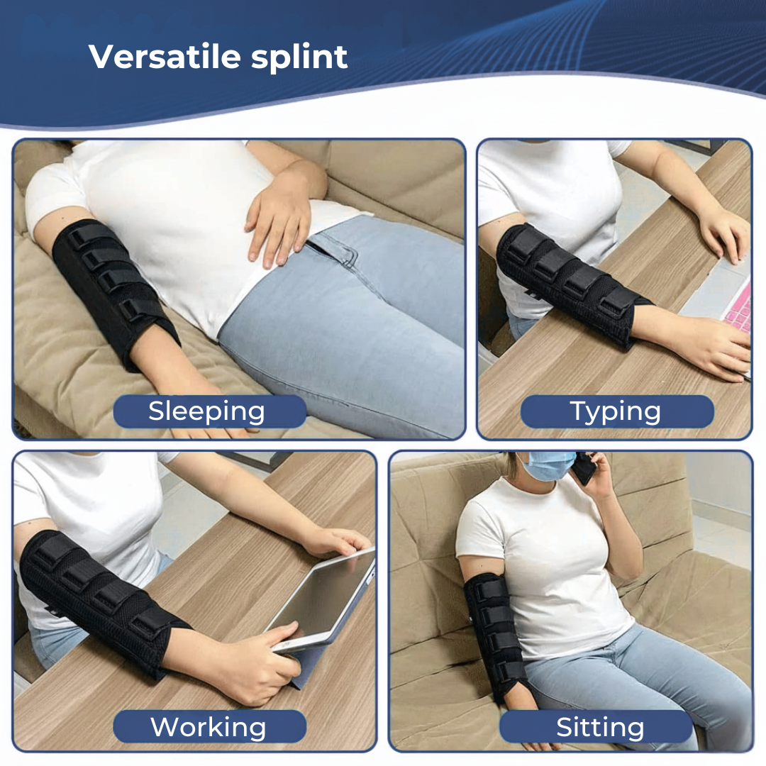 Forebygger ulnar nerve smerte – Pustende myk immobiliser – Søvnkomfort – Raskere gjenopprettingsstøtte Skanto