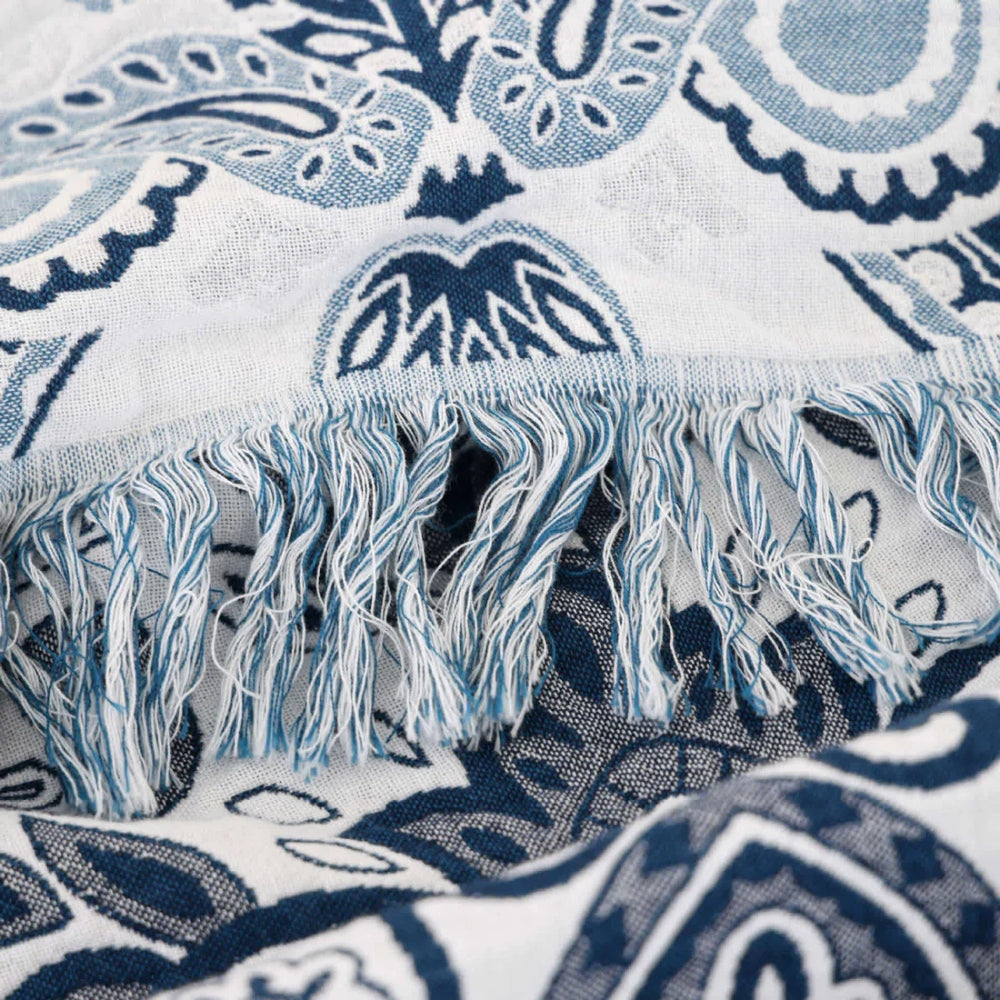 Skanto | Paisley Dream Bomulls Tassel Teppet
