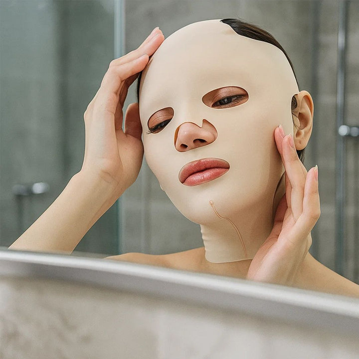 FirmLift | Anti‑Wrinkle Face Lift Mask – Reusable Compression – Soft Ergonomic Fit – Overnight Firming & Tightening for Mature Skin Skanto