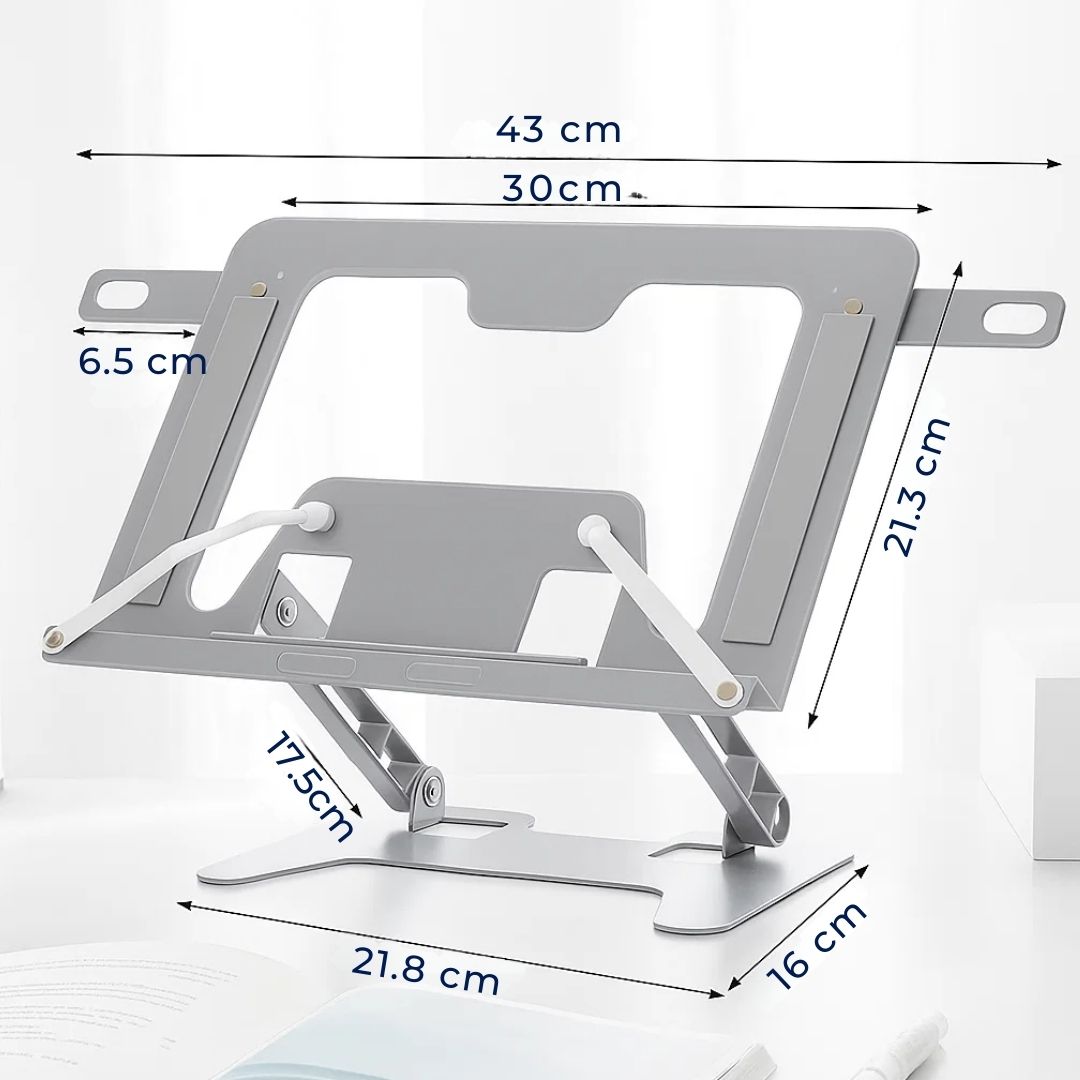 ReadEase | Justerbart Lese Stativ – Ergonomisk Nakkeavlastning – Sammenleggbart Kompakt Design – For Hjem, Kontor & Skrivebord Komfort Skanto