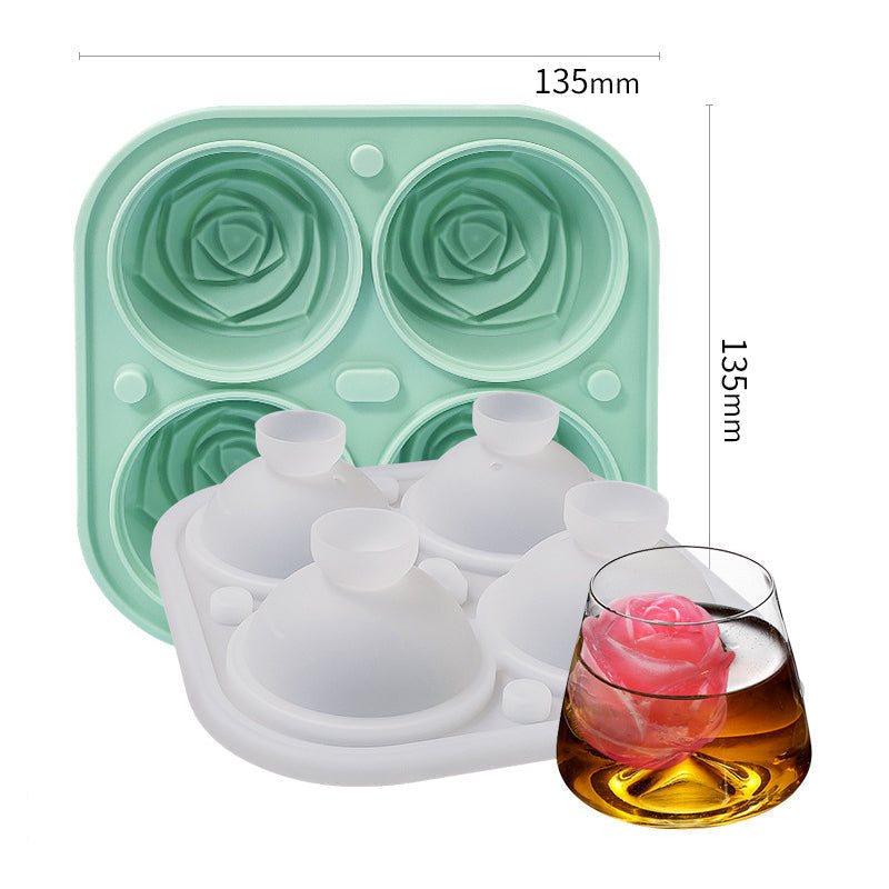Stor rosa isbitbrett med 4 rom | Skanto