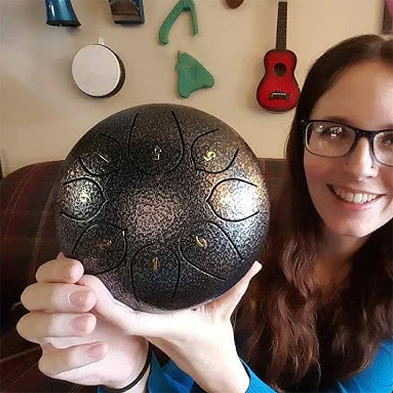 Regn tromme som hageinstrument