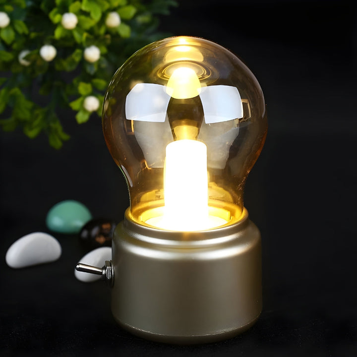 Frendorf | Bærbar Retro Bordlampe - LumiRetro