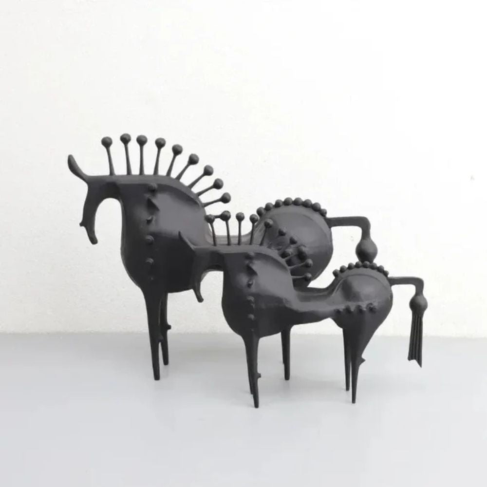 Skanto | Black Stallion Metall Skulptur