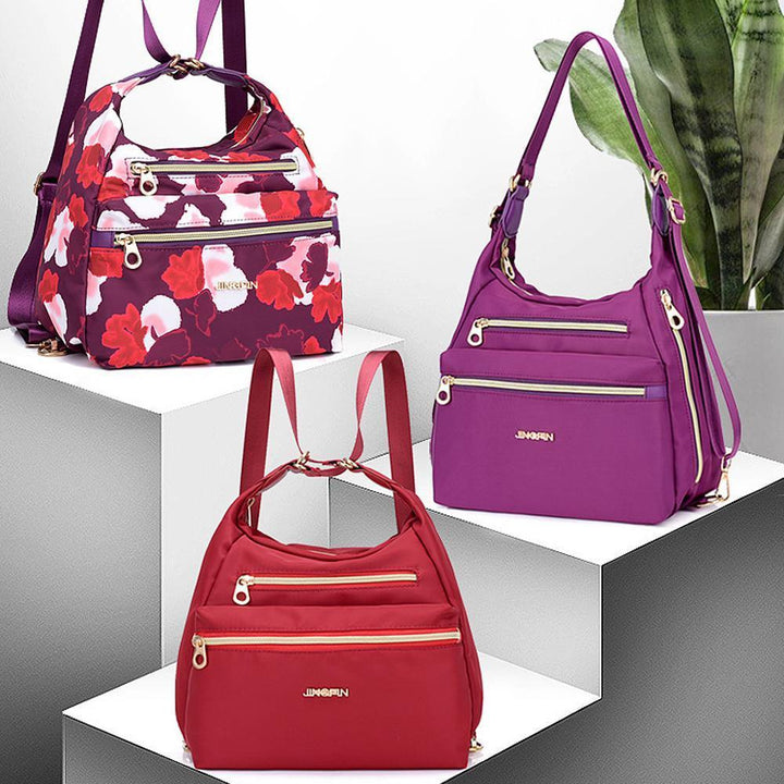 Bag med doble glidelåser, ryggsekk, håndveske og crossbody-veske | Skanto