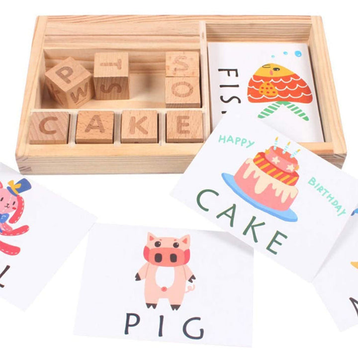 Alphabet Byggeklossleketøy for Barn | Skanto