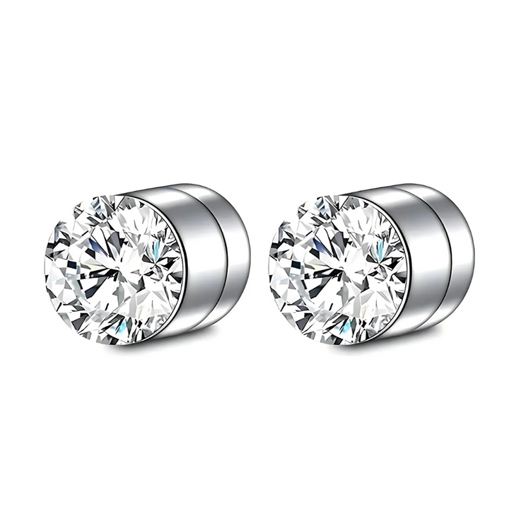Skanto | Premium Unisex Magnetisk Krystall Design Stud Øreringer