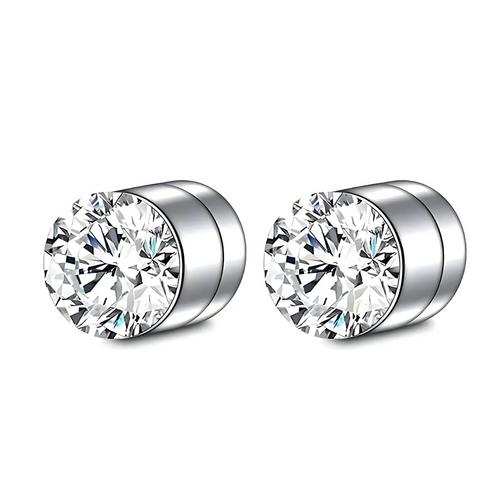 Skanto | Premium Unisex Magnetisk Krystall Design Stud Øreringer