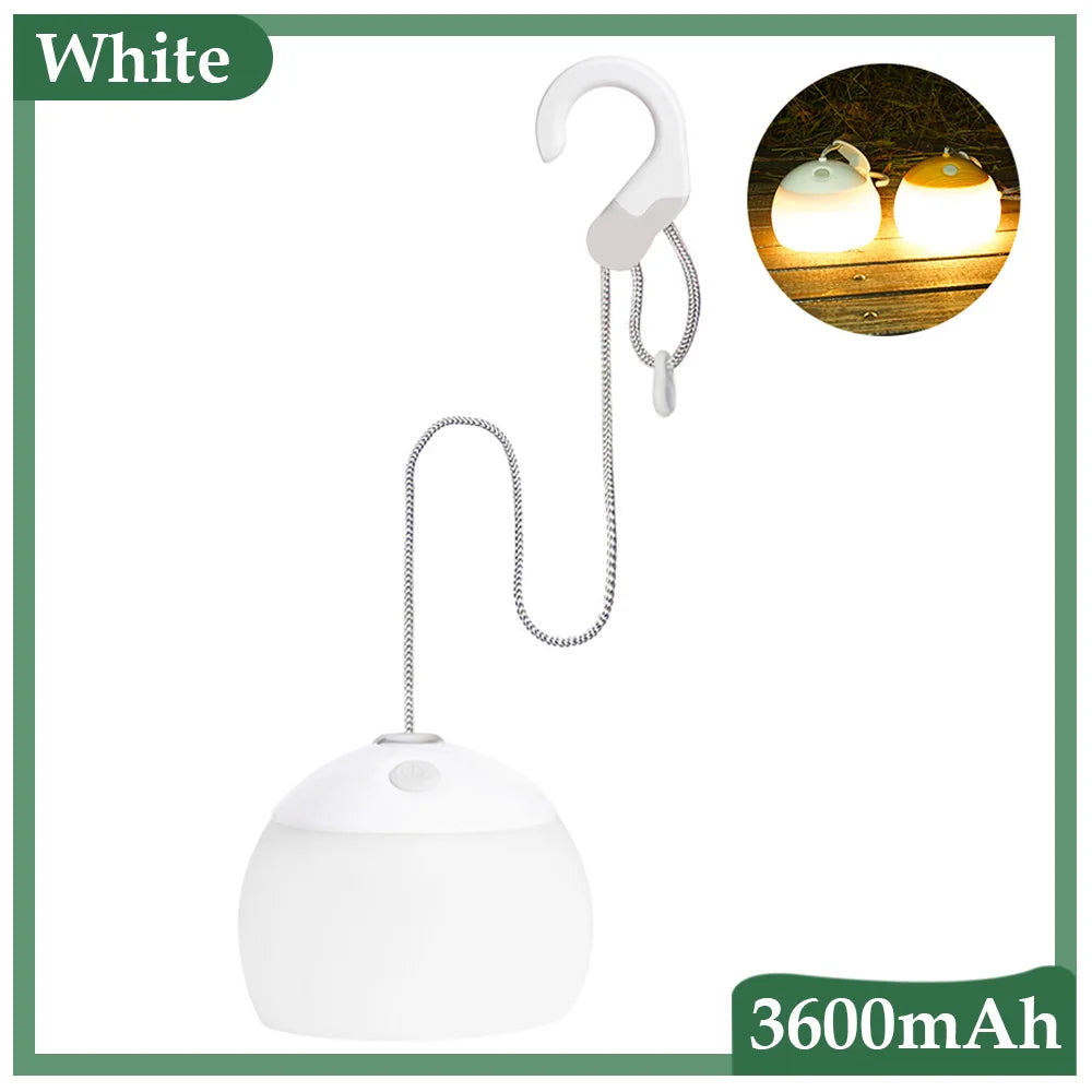 Skanto | Retro LED Campinglampe - Oppladbar USB Lys