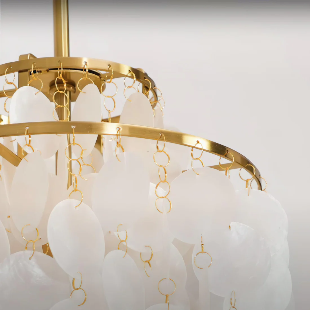 Norvo | Stilig vintage lampe med skjell og kystatmosfære