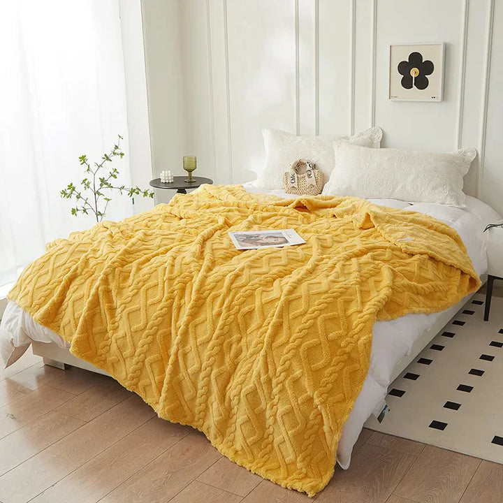Luksus Lambswool TEppe for Soverom Skanto