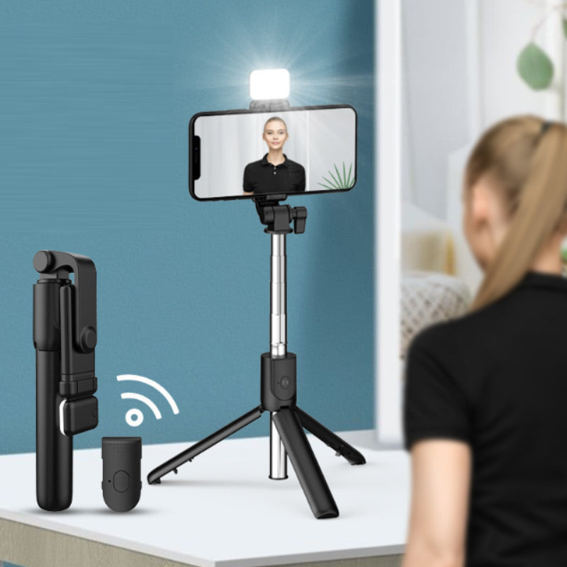 Bærbar Bluetooth Mobilholder 6 i 1 | Skanto
