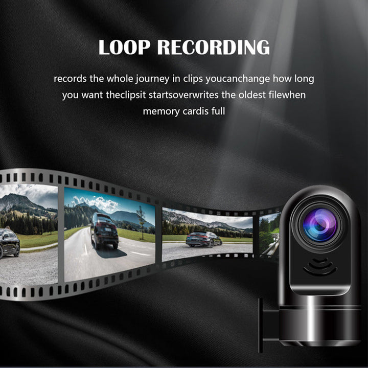 Skanto | 1080P HD Mini ADAS Dashcam med 360° rotasjonsfunksjon