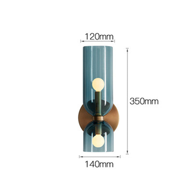 Skanto | Glassvegglys med dobbel lampe_design