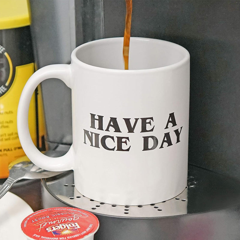 Ha en fin dag kaffekopp midtfinger morsom kopp nyhetsgave | Skanto