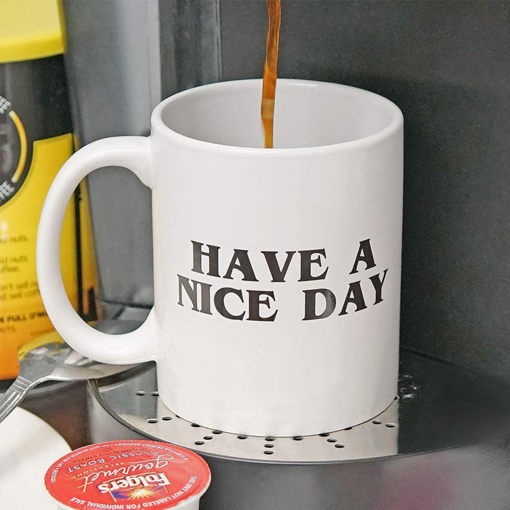 Ha en fin dag kaffekopp midtfinger morsom kopp nyhetsgave | Skanto