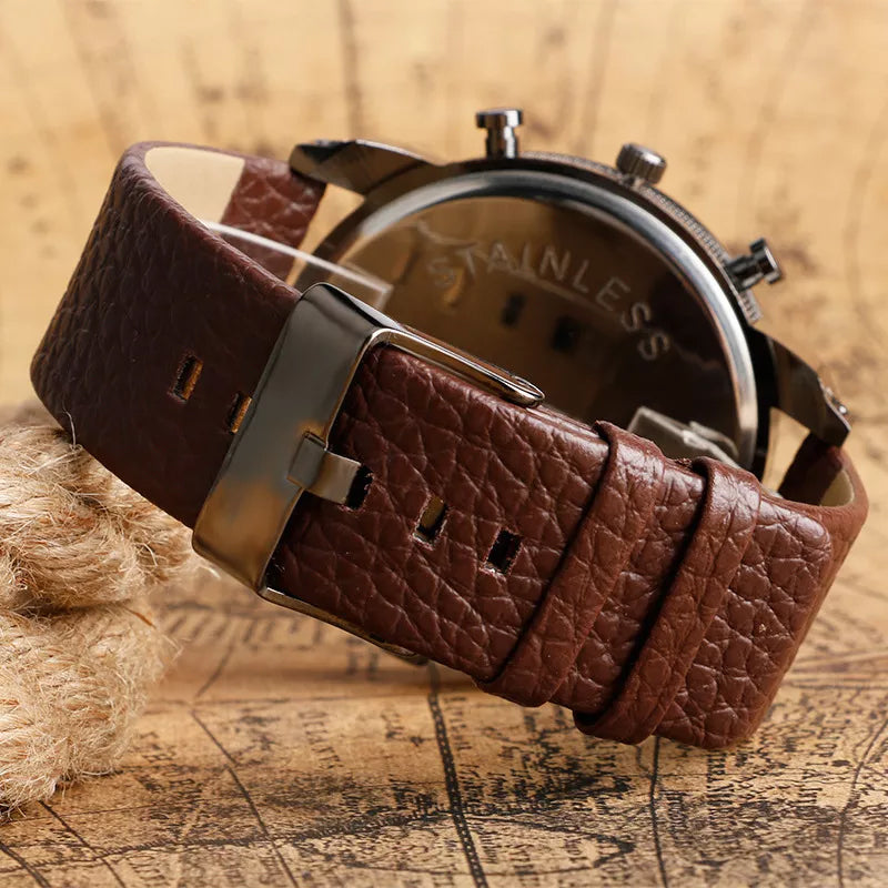 Skanto | Men’s Fashion Stor Ur Stil Stål Armbånd Klokke