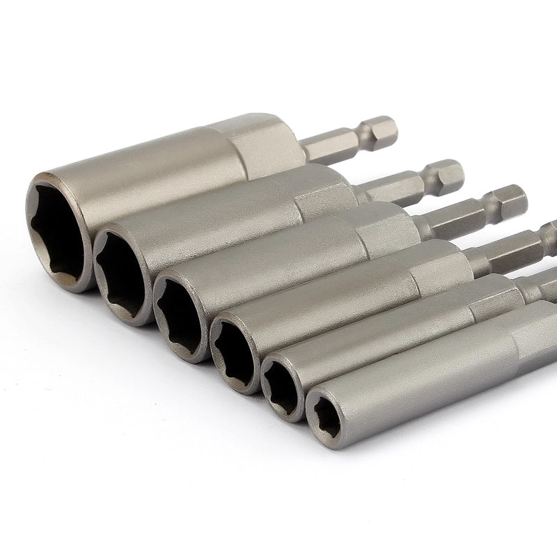 Skanto | Ekstra Dyp Hex Bit Socket Bolt Nut Driver Bit Sett