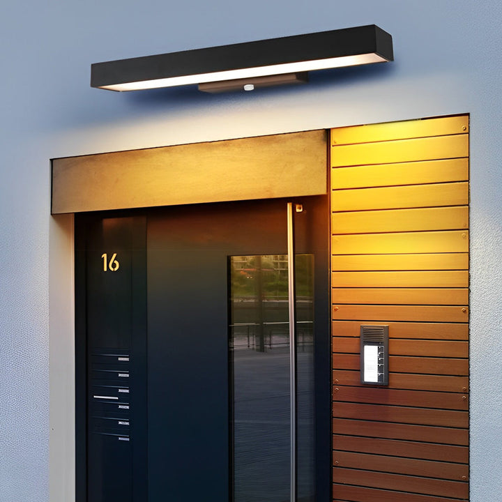 Skanto | Moderne LED vegglampe med bevegelsessensor og svart hus