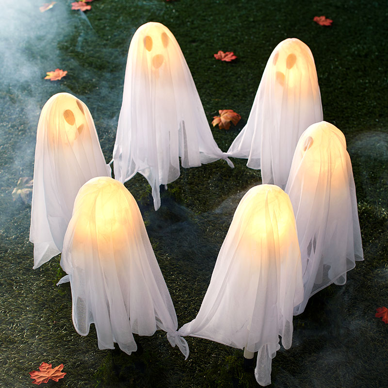 Skanto | Halloween Dekorasjon LED Lys Hengende Spøkelse