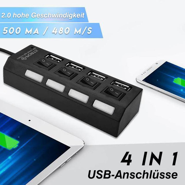 Skanto | Høyhastighets USB Hub med Flere Porter