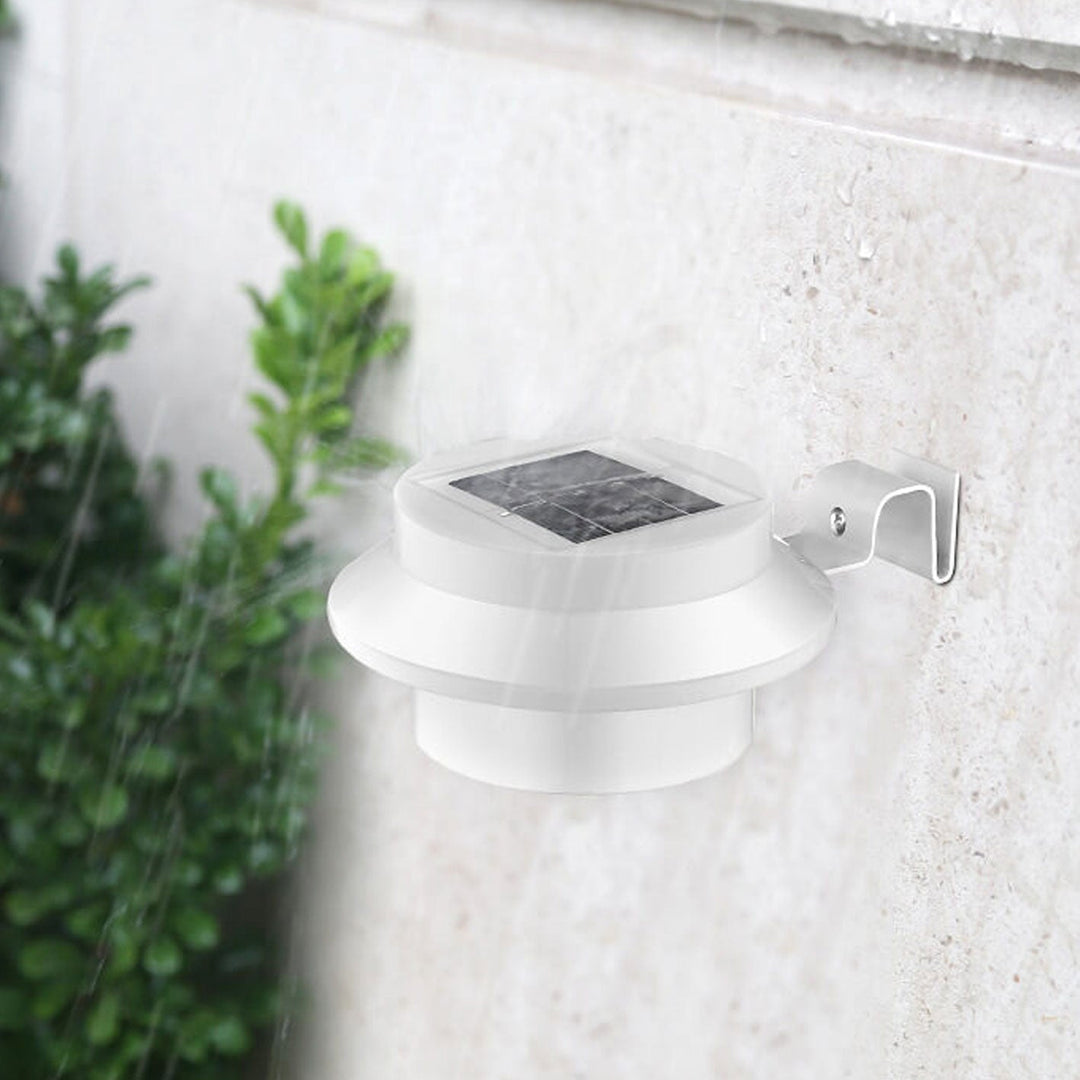 Solar Cylinder LED Utendørs Vanntett Gjerde Vegglampe | Skanto
