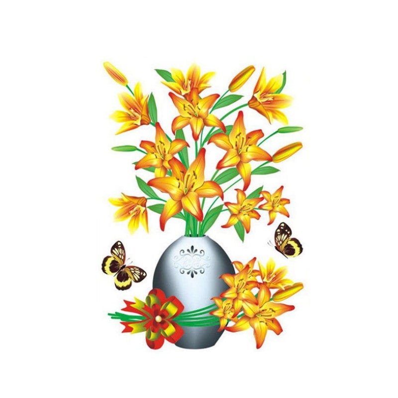 Skanto | DIY Plantevase 3D Stereo Klistremerke Selvklebende