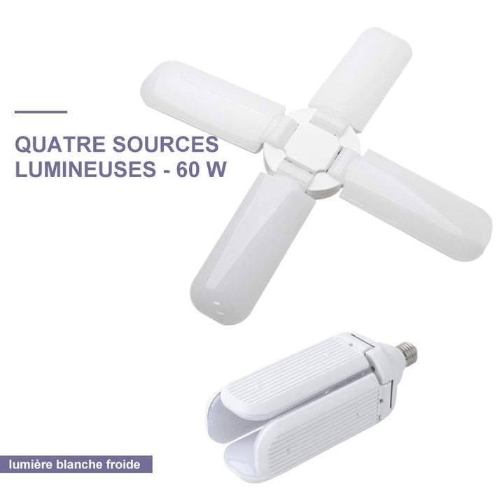 Foldbar deformert universal garasje lampe | Skanto