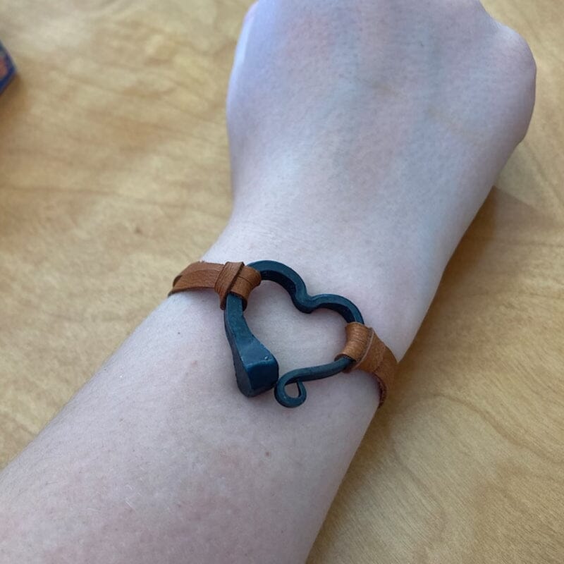 Skanto | Valentine's Day Håndlaget Kjærlighet Hestesko Nagler Armbånd