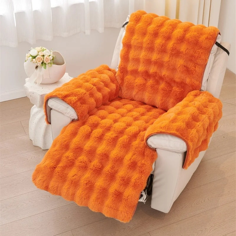 Skanto | Faux Fur Recliner Sofa Cover
