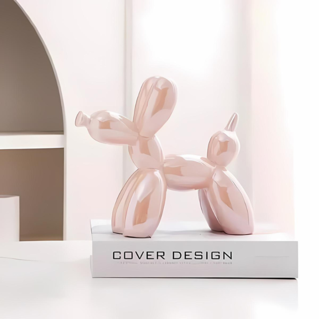 Skanto | Dekorativ Keramisk Ballonghund Statue