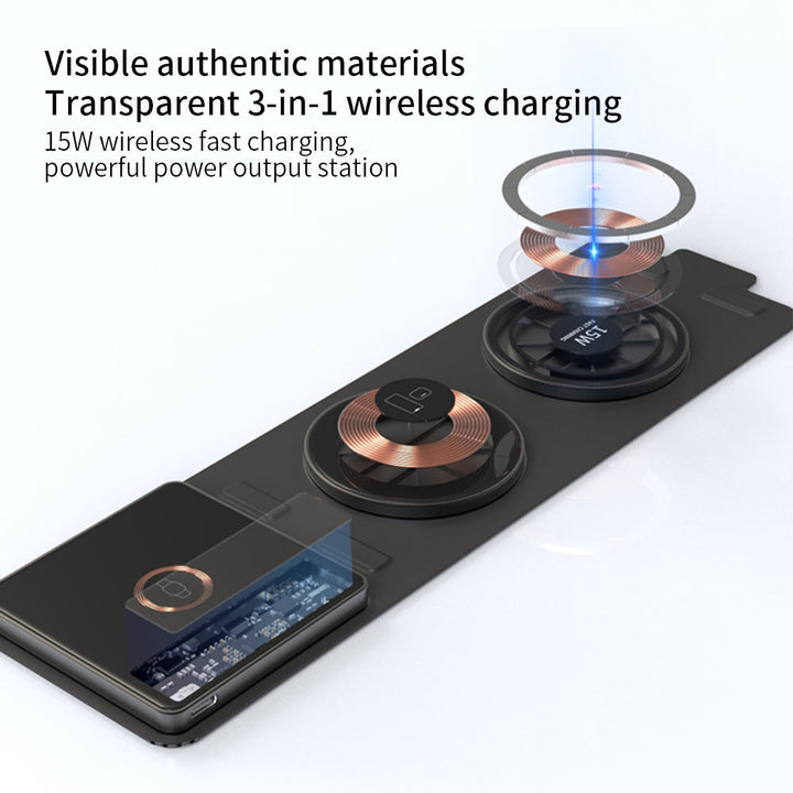 Skanto | Magnetisk Foldbar Usynlig Power Trådløs Lader