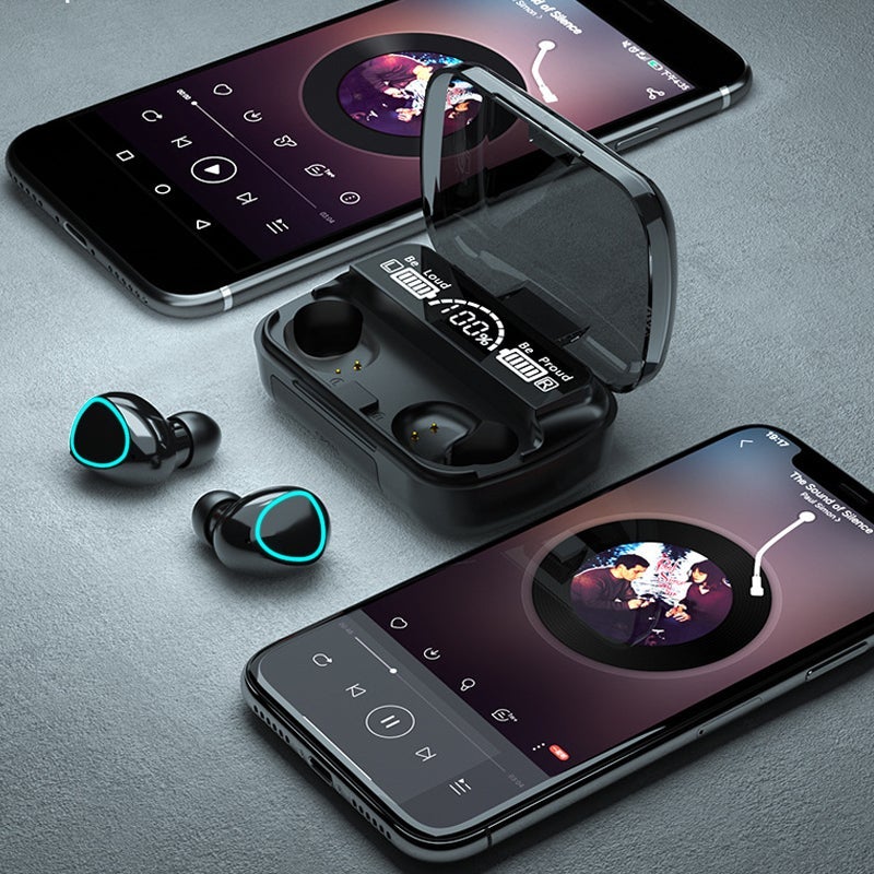 Skanto | TWS Bluetooth 5.1 Stilige trådløse Bluetooth-hodetelefoner