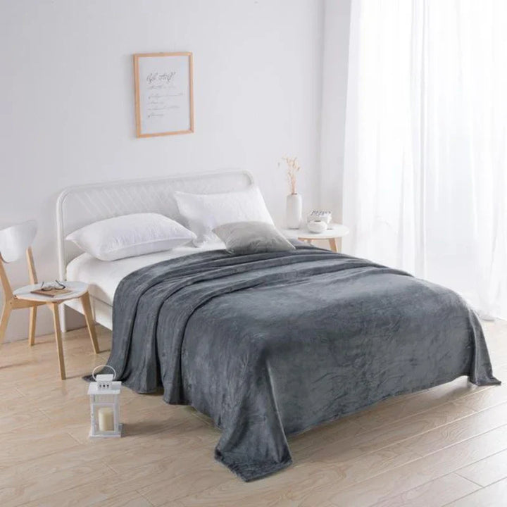 Skanto | Fløyels Sofa Teppe - VelvetLux