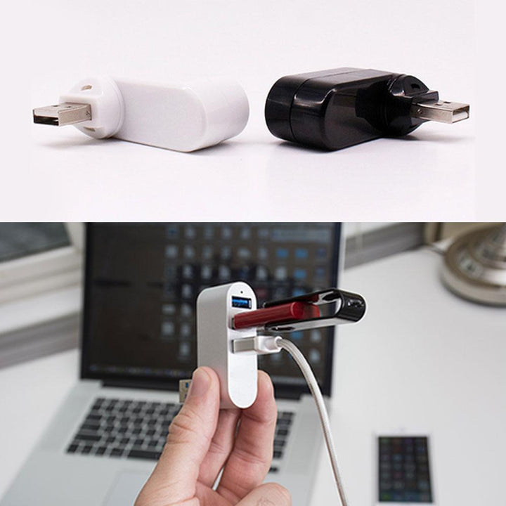 Skanto | Mini roterbar 3-Port USB Hub