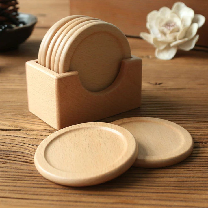 Skanto | Japansk stil tre coasters | 6 deler sett