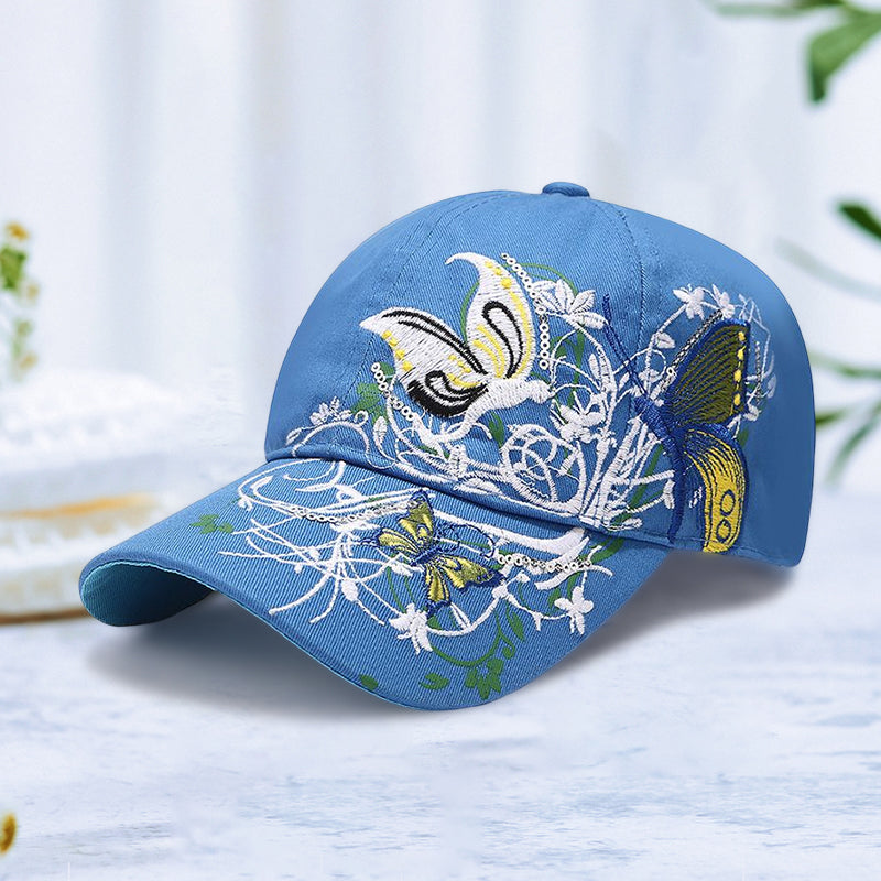 Skanto | Justerbar Pustende Brodert Solhatt