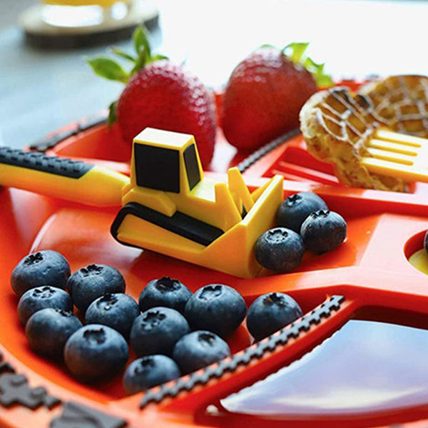 Skanto | Bulldozer Barn Bestikk Sett - ConstructoFork