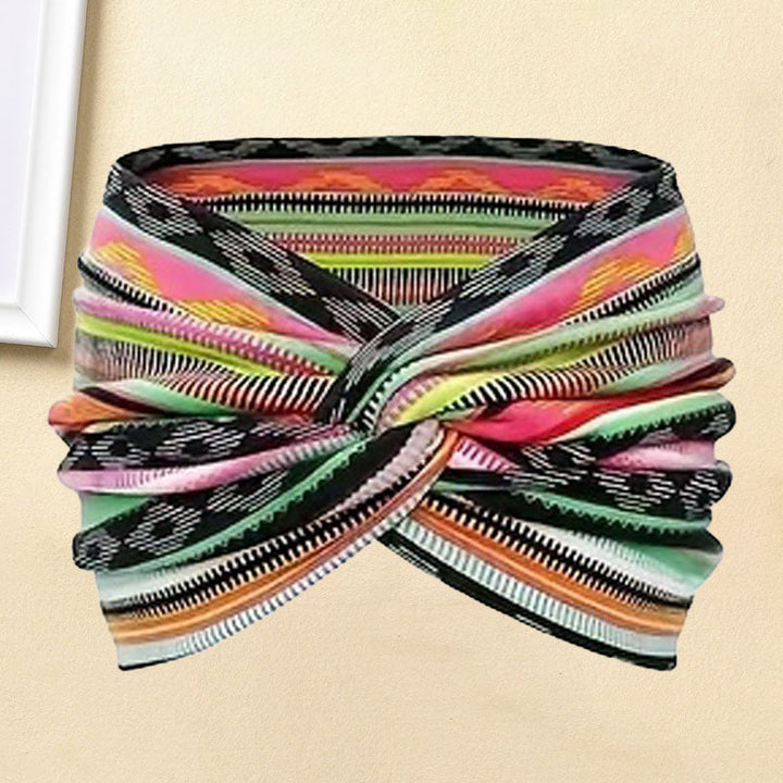 Skanto | Vintage Stil Bred Tie-Dye Hodebånd